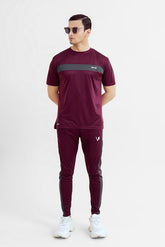 NOVA FIT MAROON TRACKSUIT - VENARI